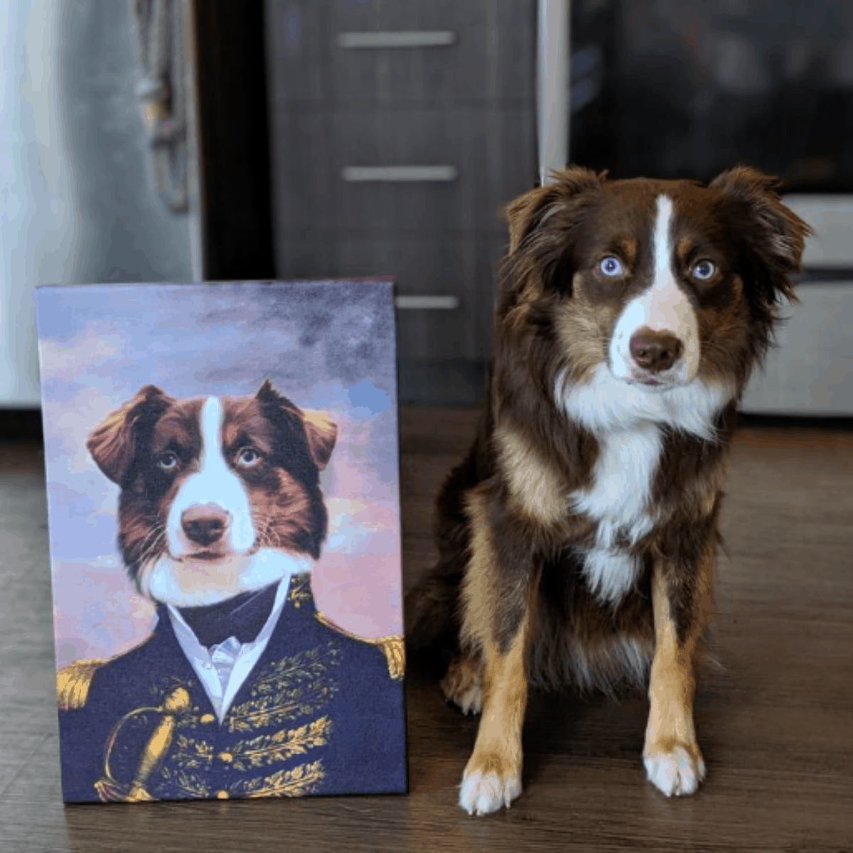 The Admiral Custom Pet Canvas (Male) - Printy Paw