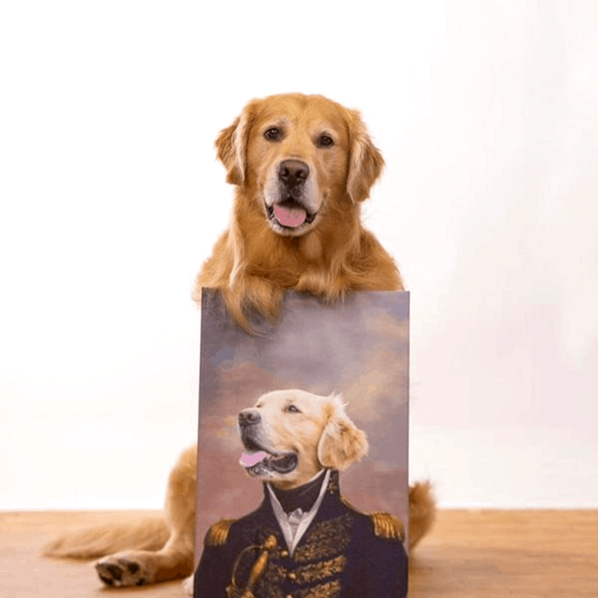 The Admiral Custom Pet Canvas (Male) - Printy Paw